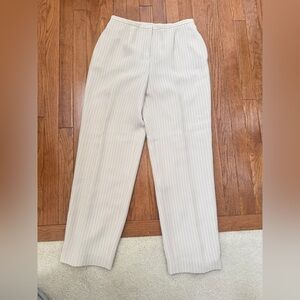 NWOT VINTAGE PETITE Sophisticate White Wide Leg Pants Size 8